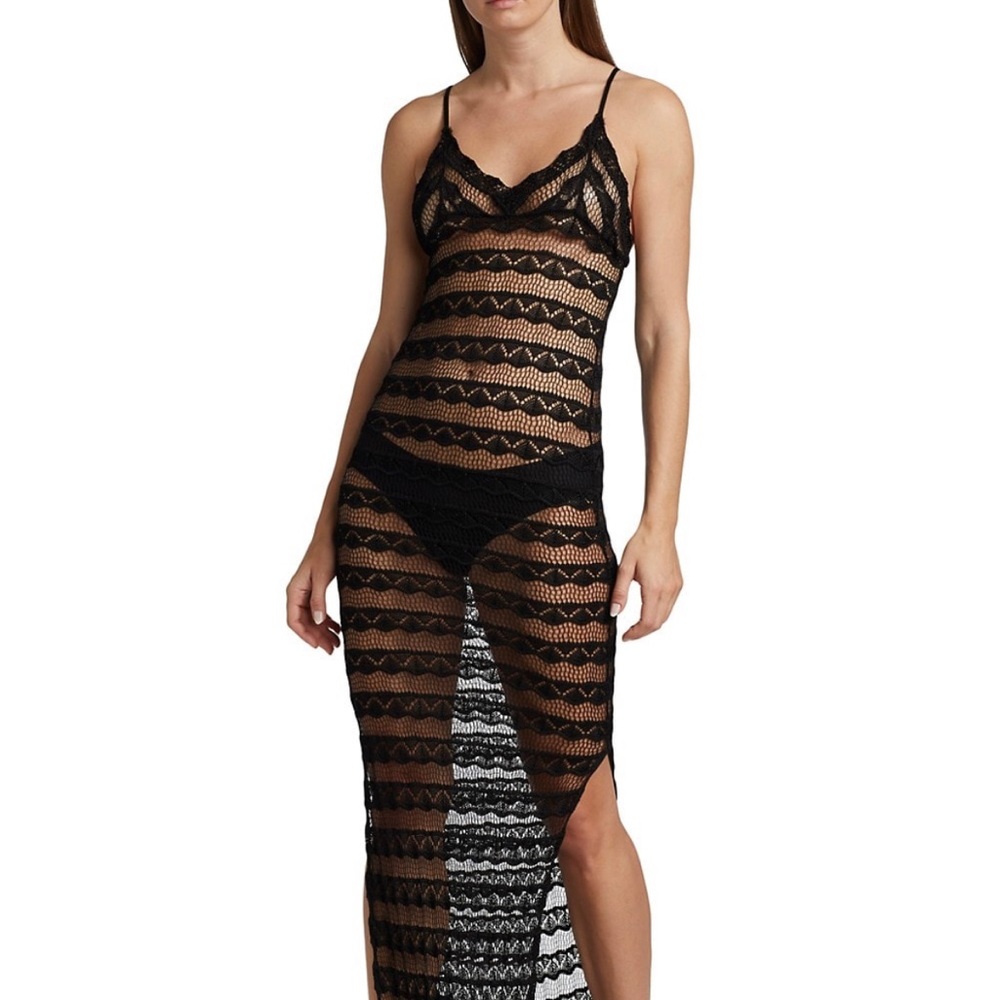 #12- Free People mesh midi slip dress